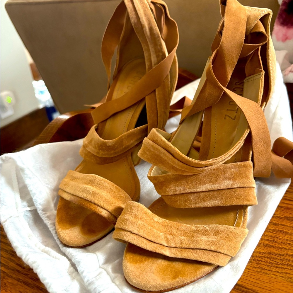 Tie around heels!